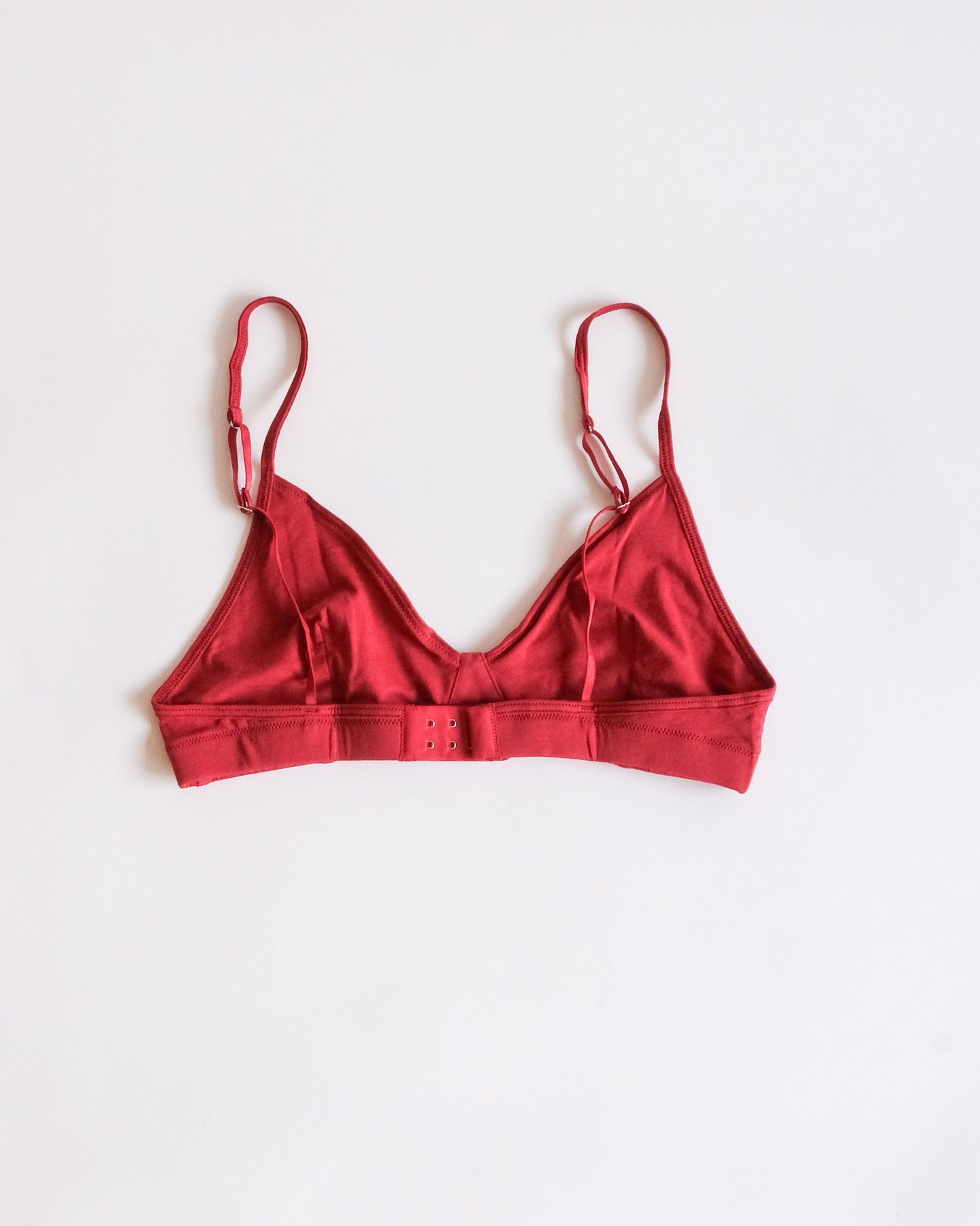 triangle bra - Crimson