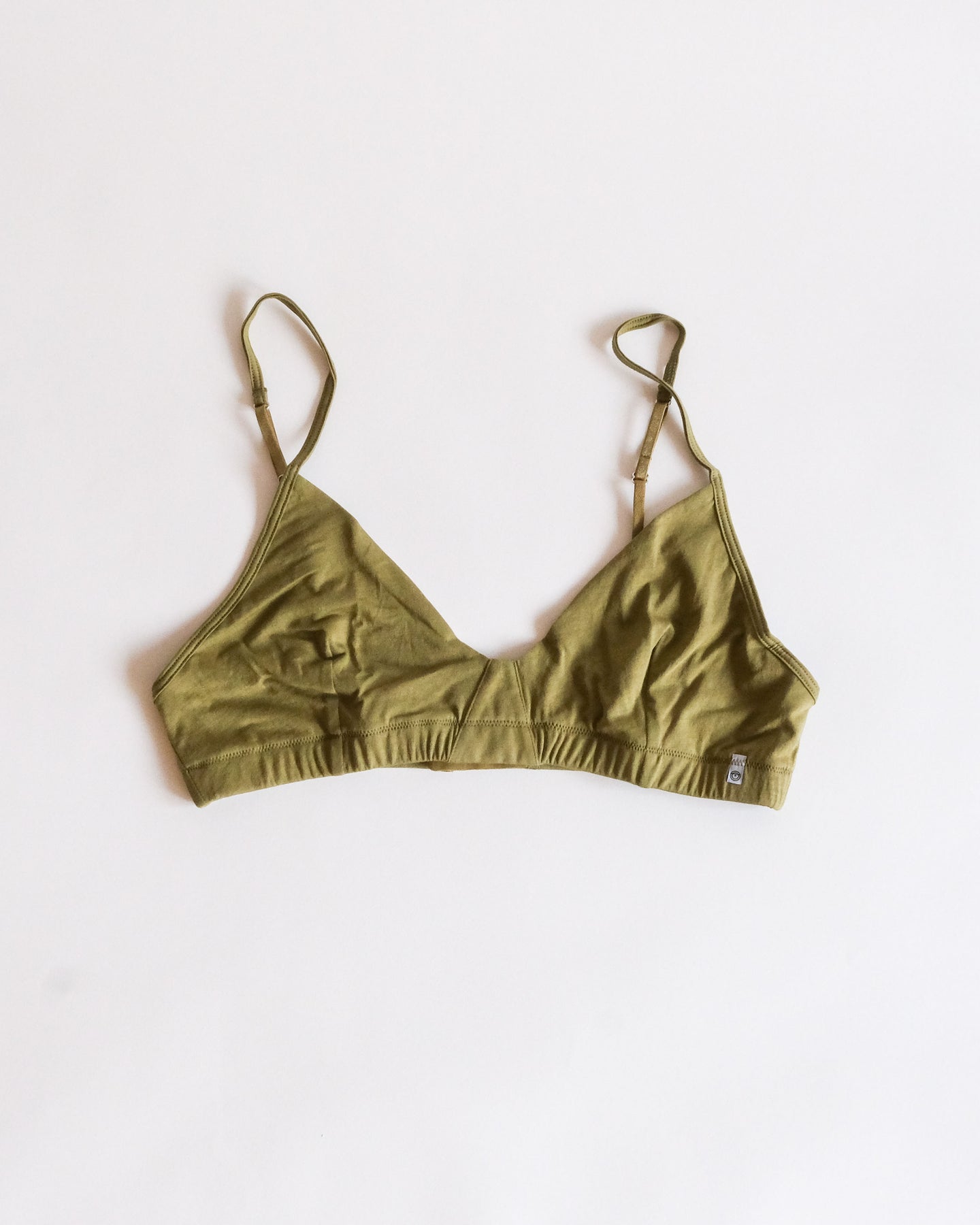 triangle bra - Olive