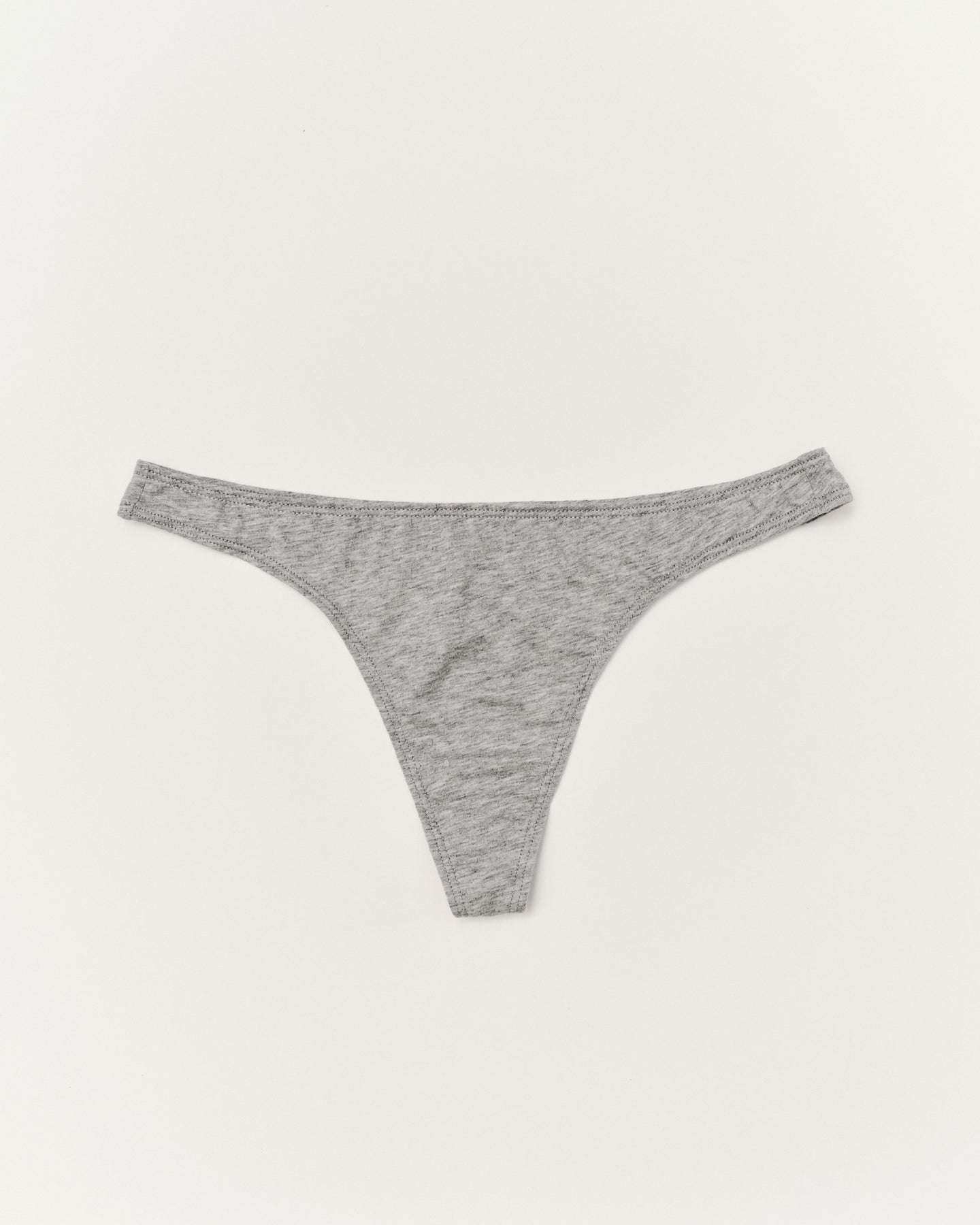 Cotton Thong - Heather
