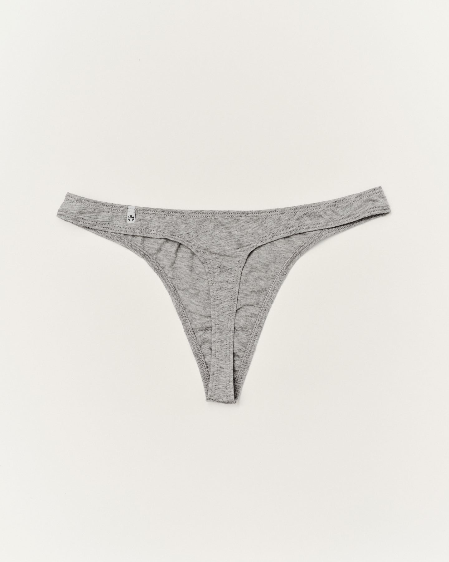 Cotton Thong - Heather