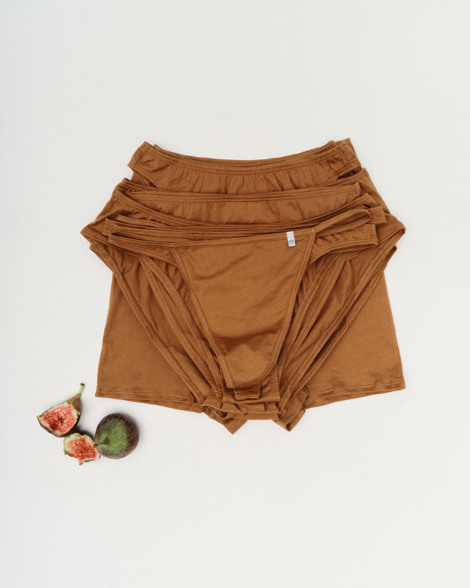 High-waisted Brief - Camel