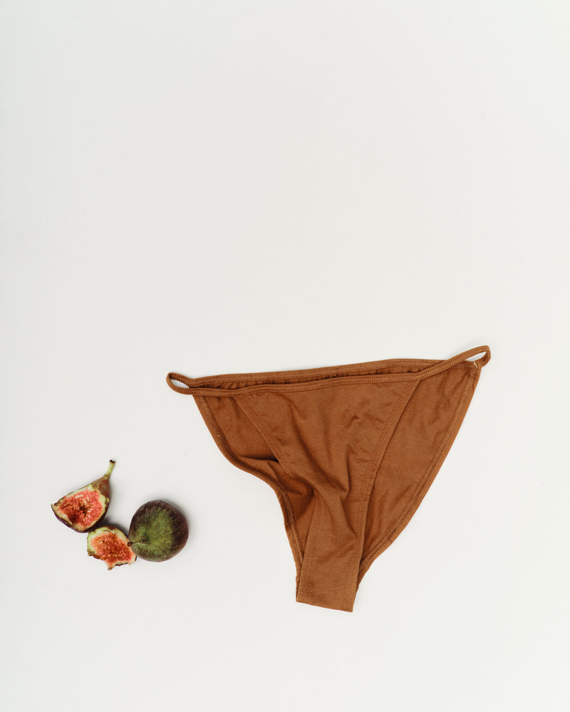 *new* String Bikini - Camel