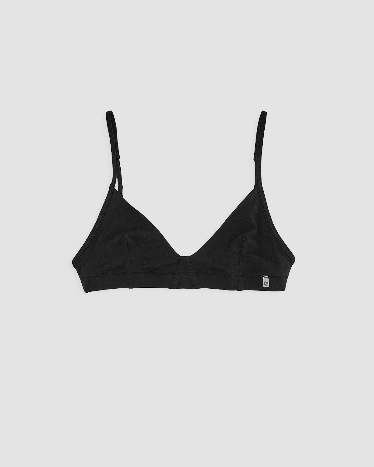front of triangle bra in midnight