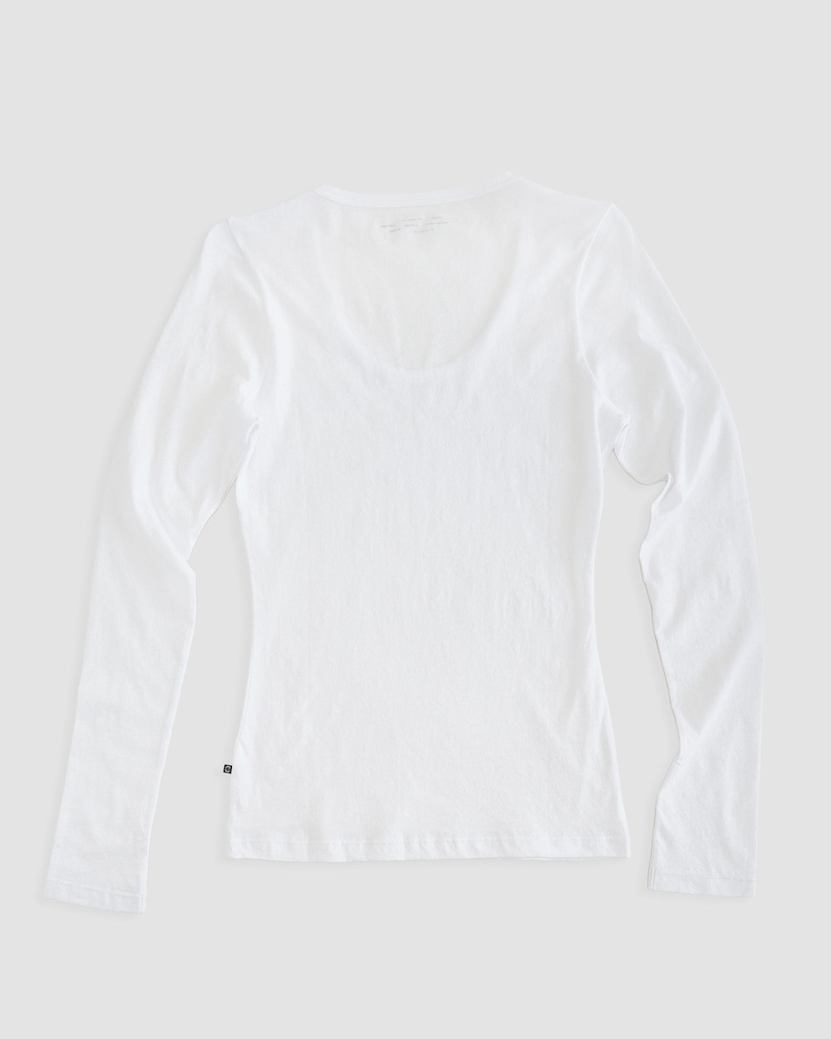 back of long sleeve in chalk