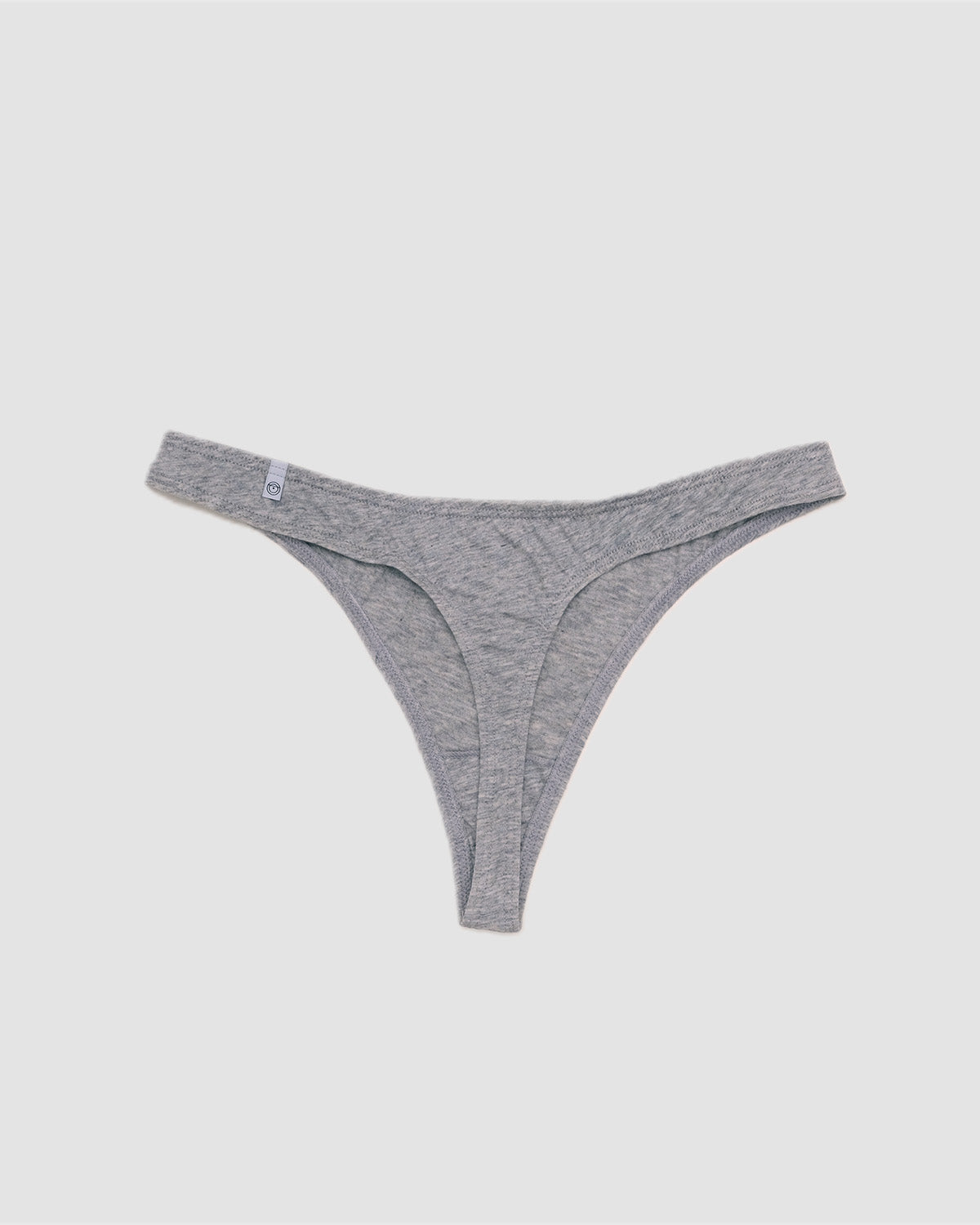 Cotton Thong - Heather