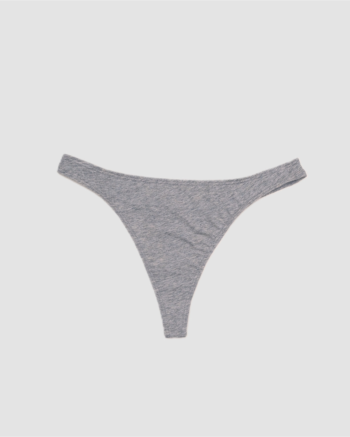 Cotton Thong - Heather