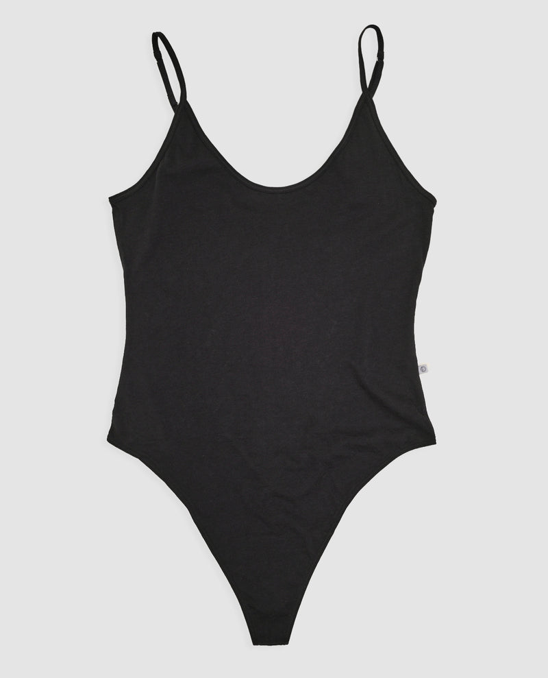 Cami Thong Bodysuit - Midnight