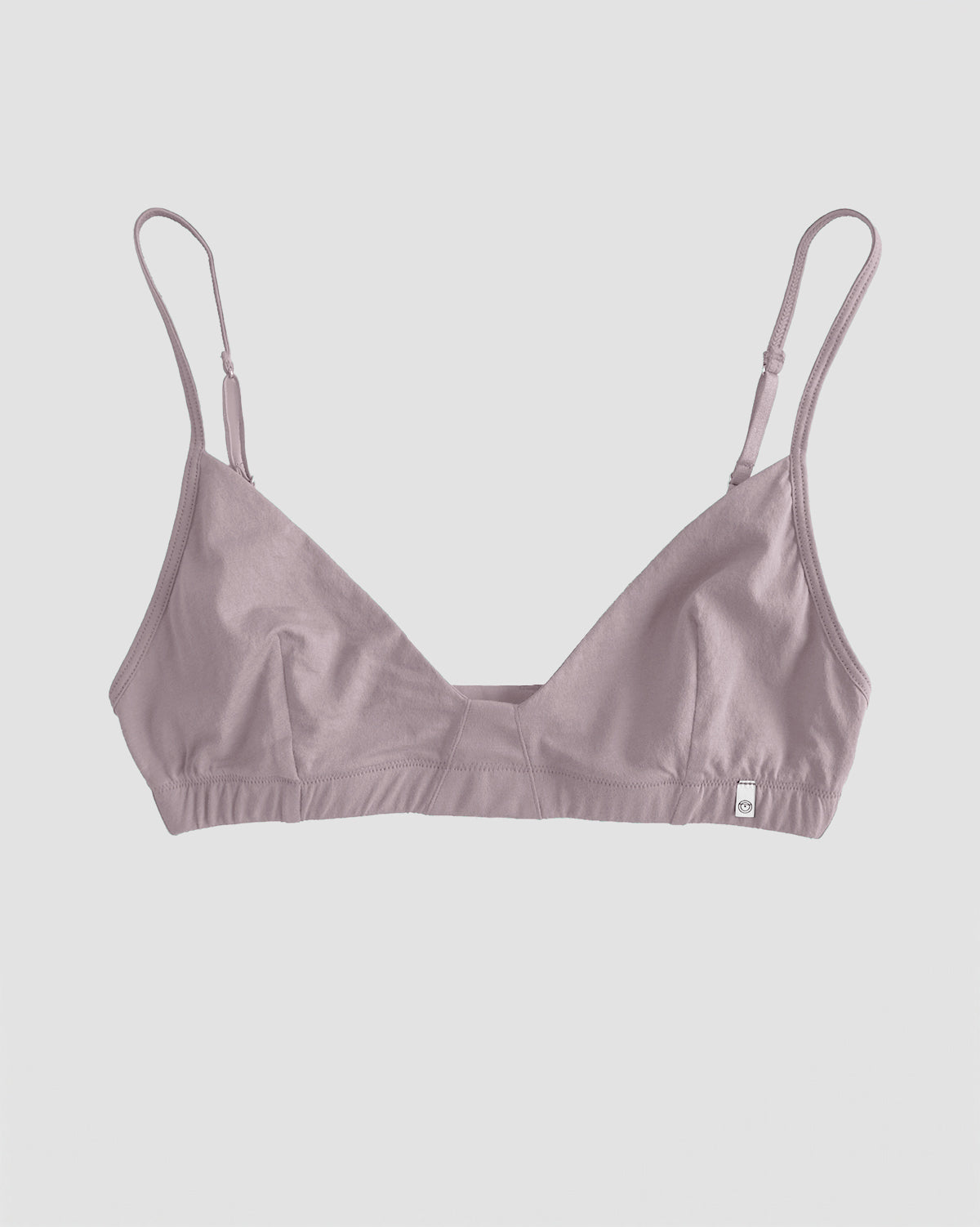 triangle bra - dusty mauve