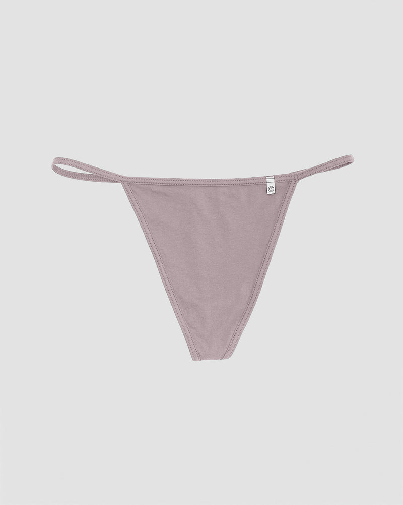 T-string Thong - Dusty Mauve