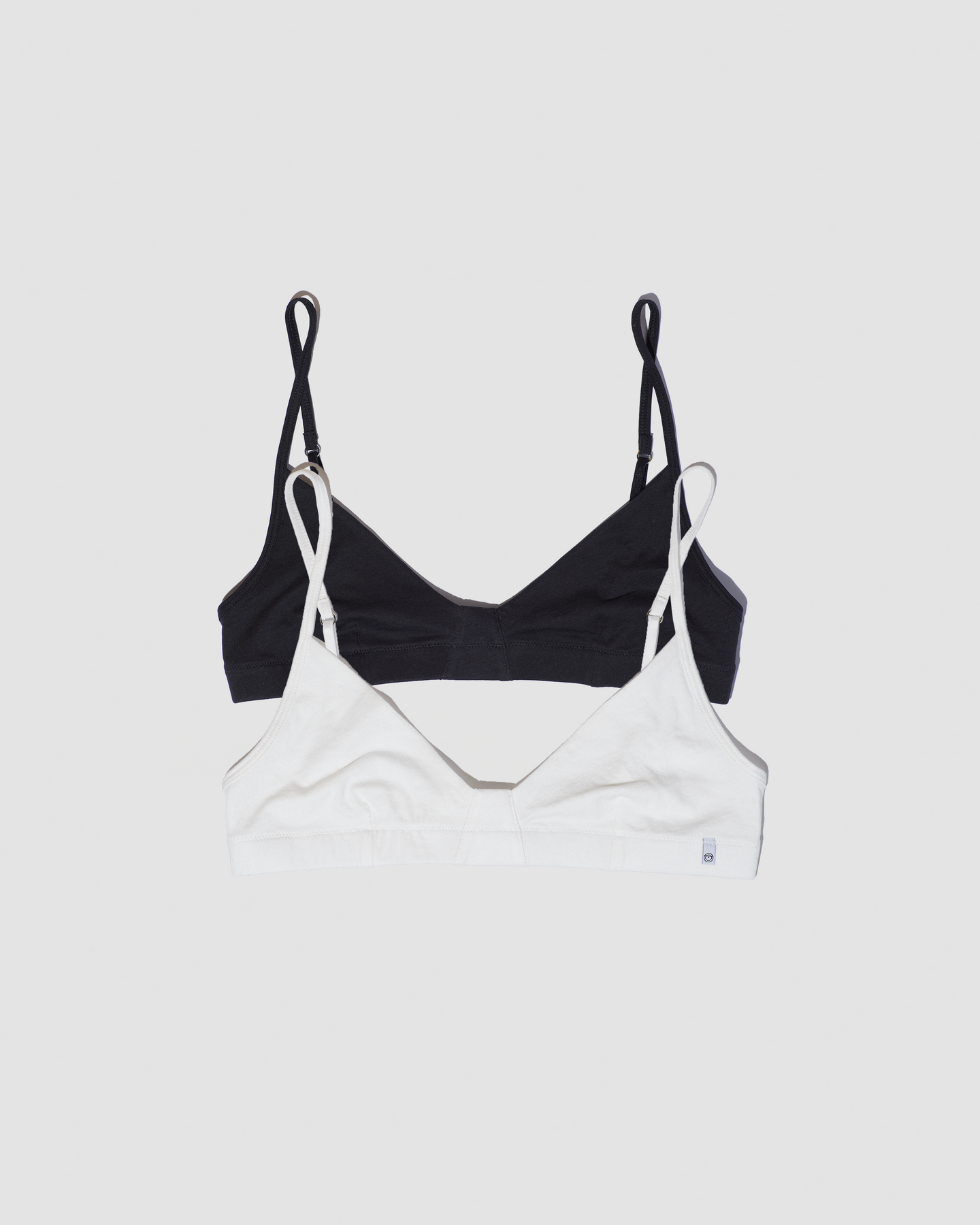 2-Pack Triangle Bra Midnight - Chalk