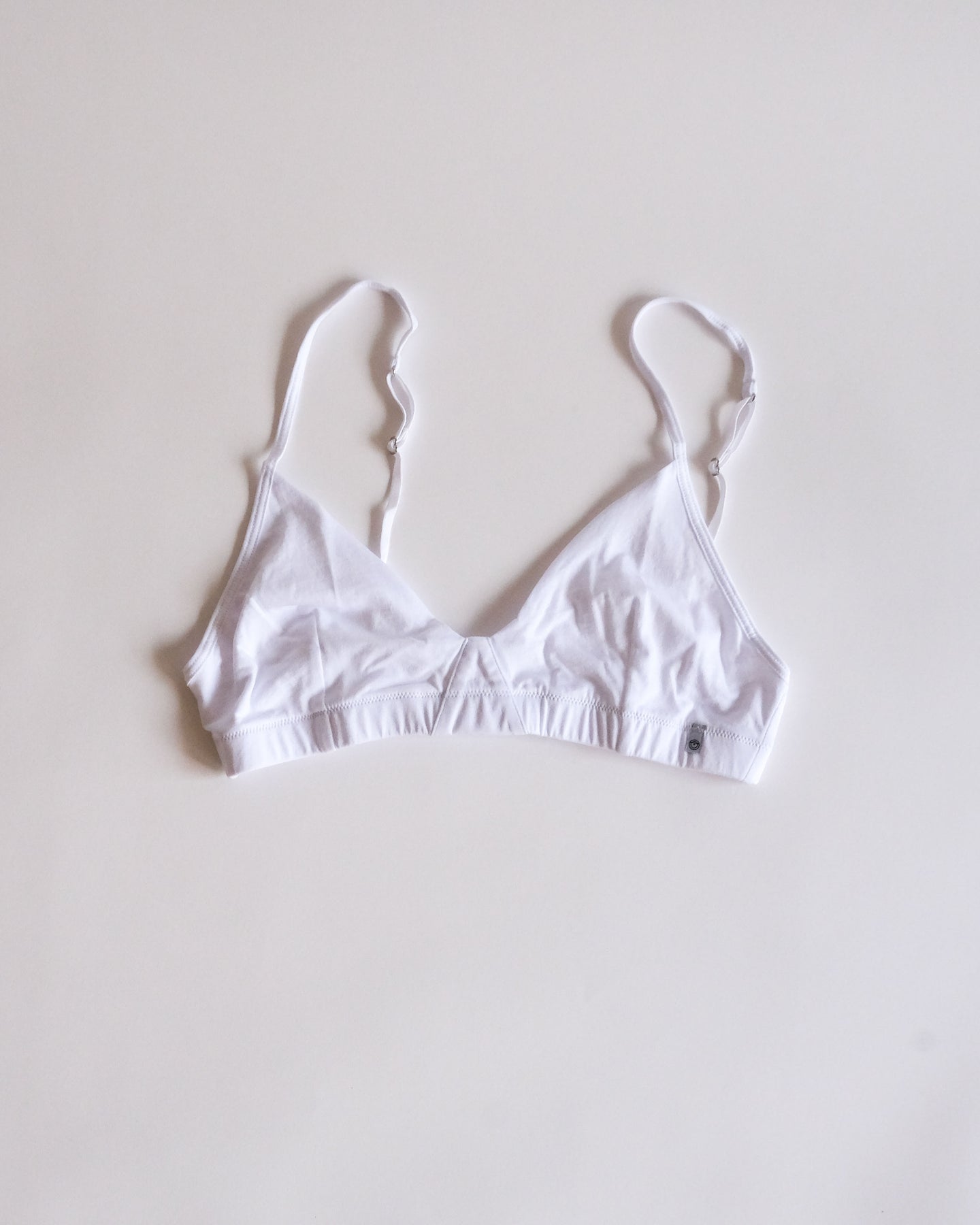 triangle bra - Chalk