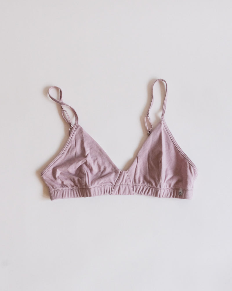triangle bra - Dusty Mauve