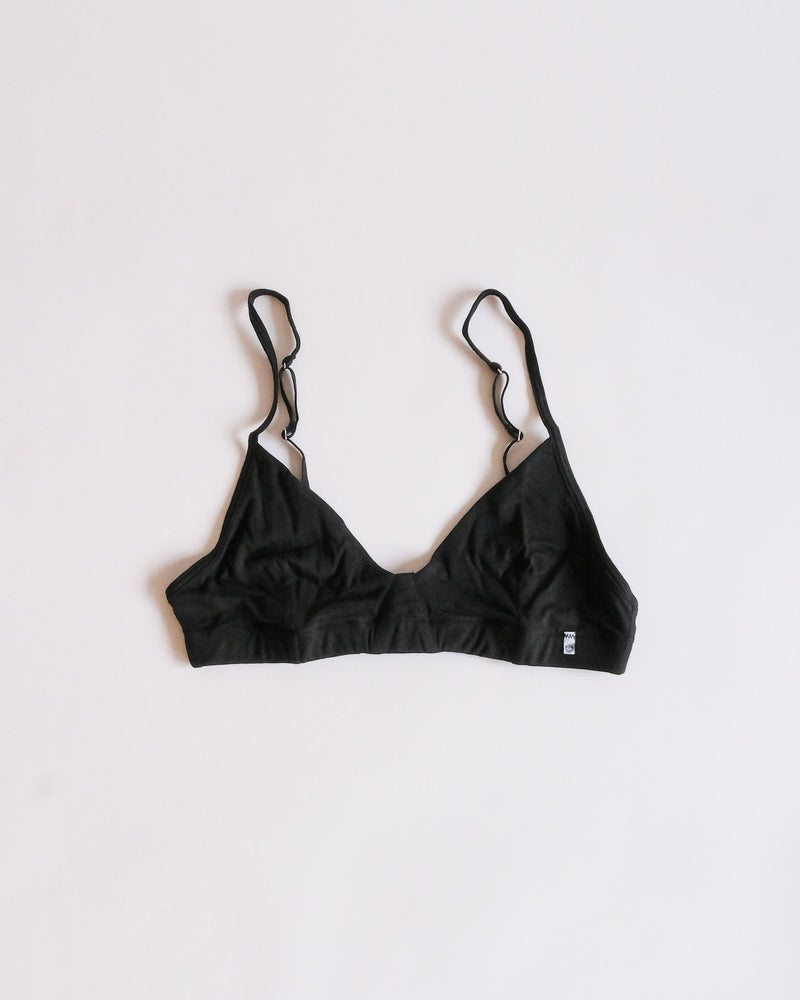*New* triangle bra - Midnight