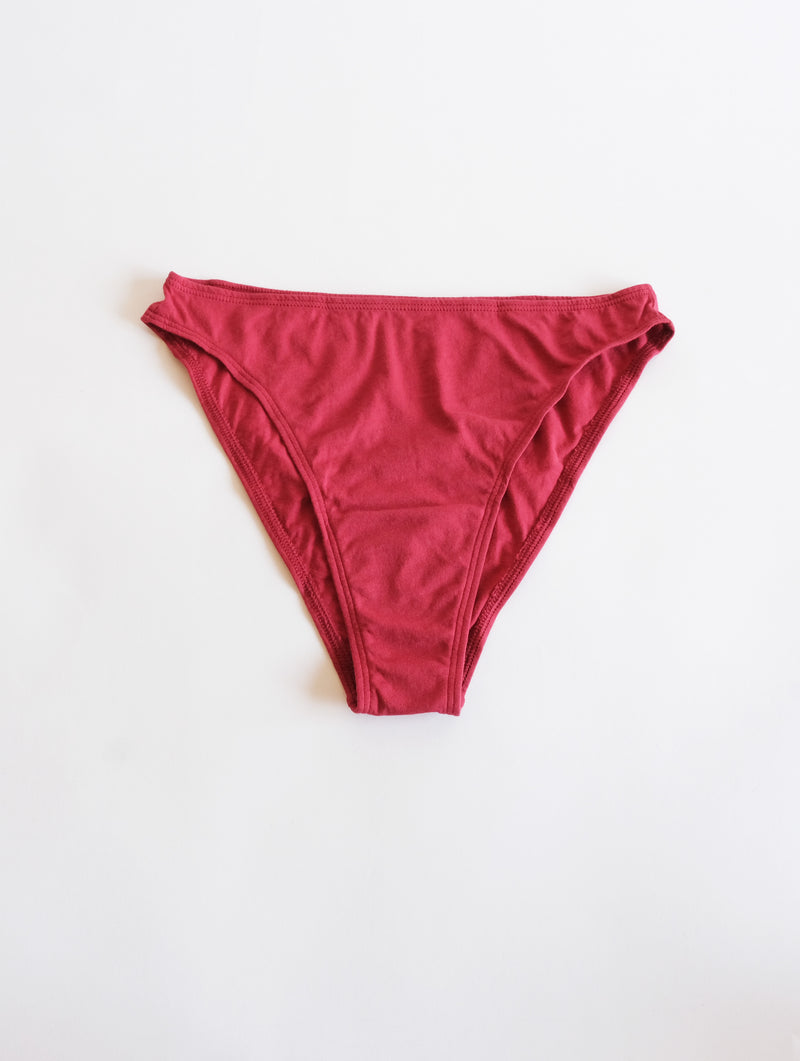 Mid-rise French Cut - Crimson