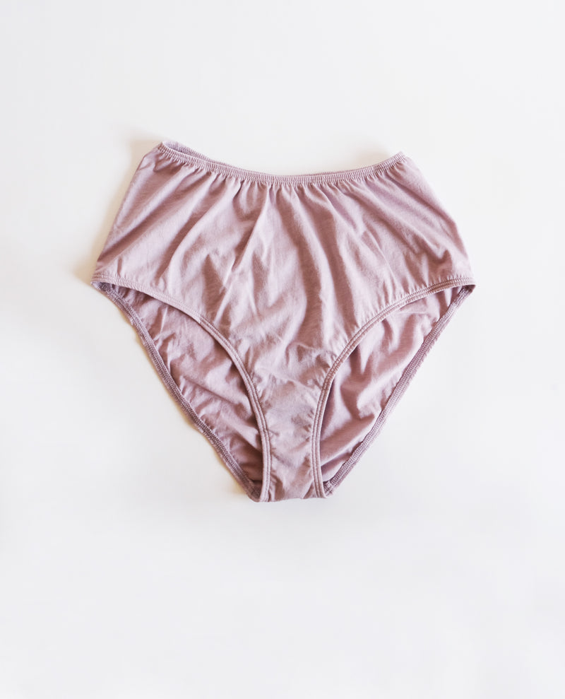High-waisted Brief - Dusty Mauve