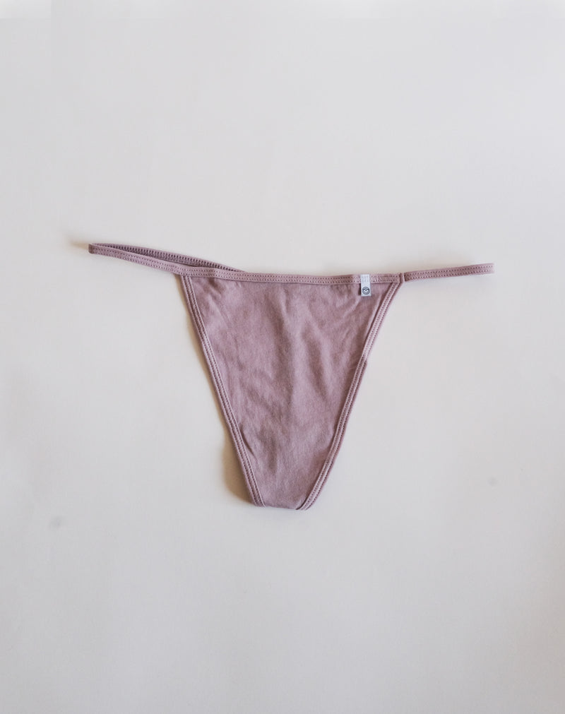 T-string Thong - Dusty Mauve