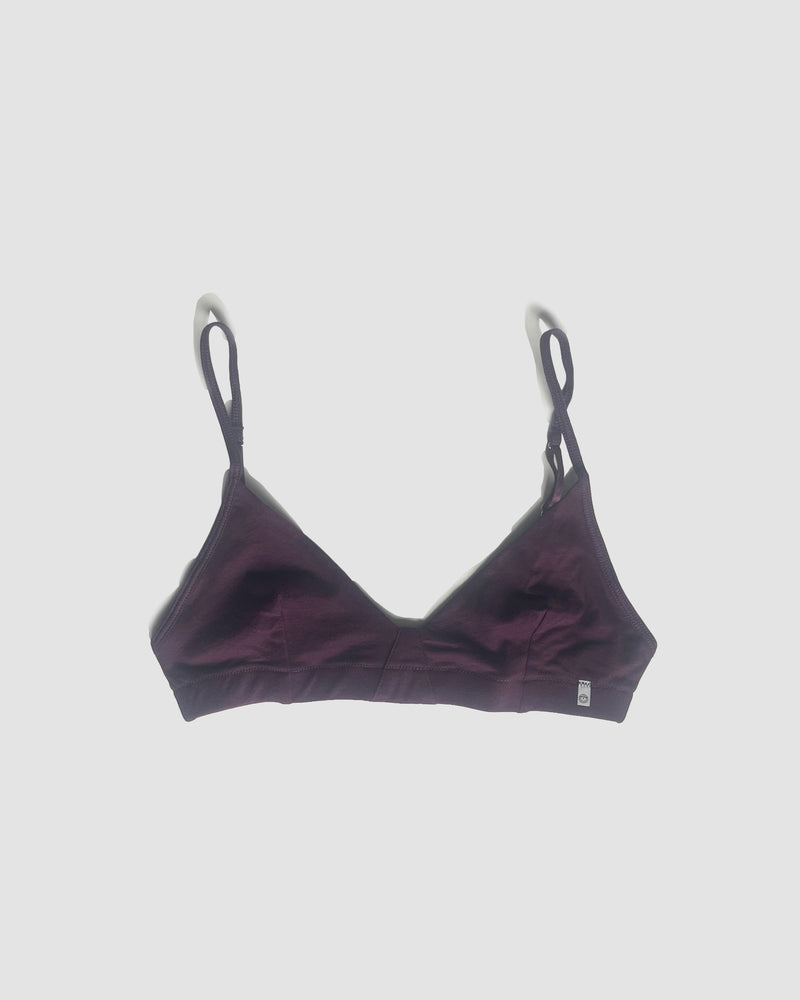 triangle bra - Garnet