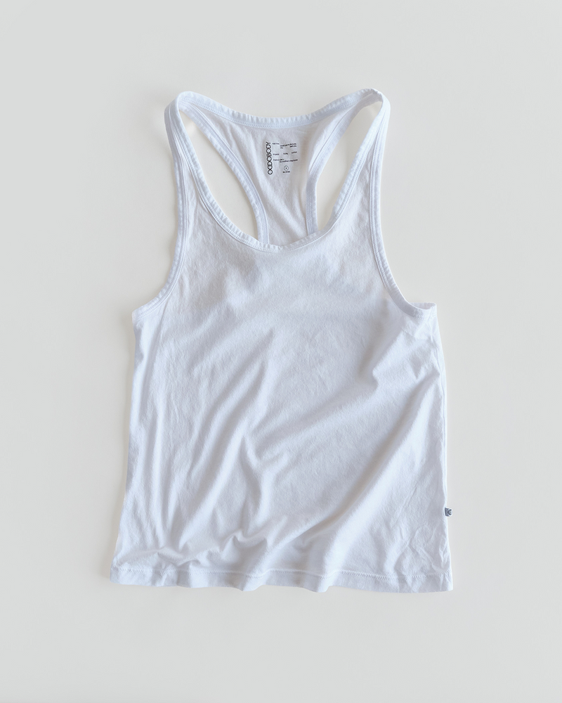 goldie capsule tank in chalk front