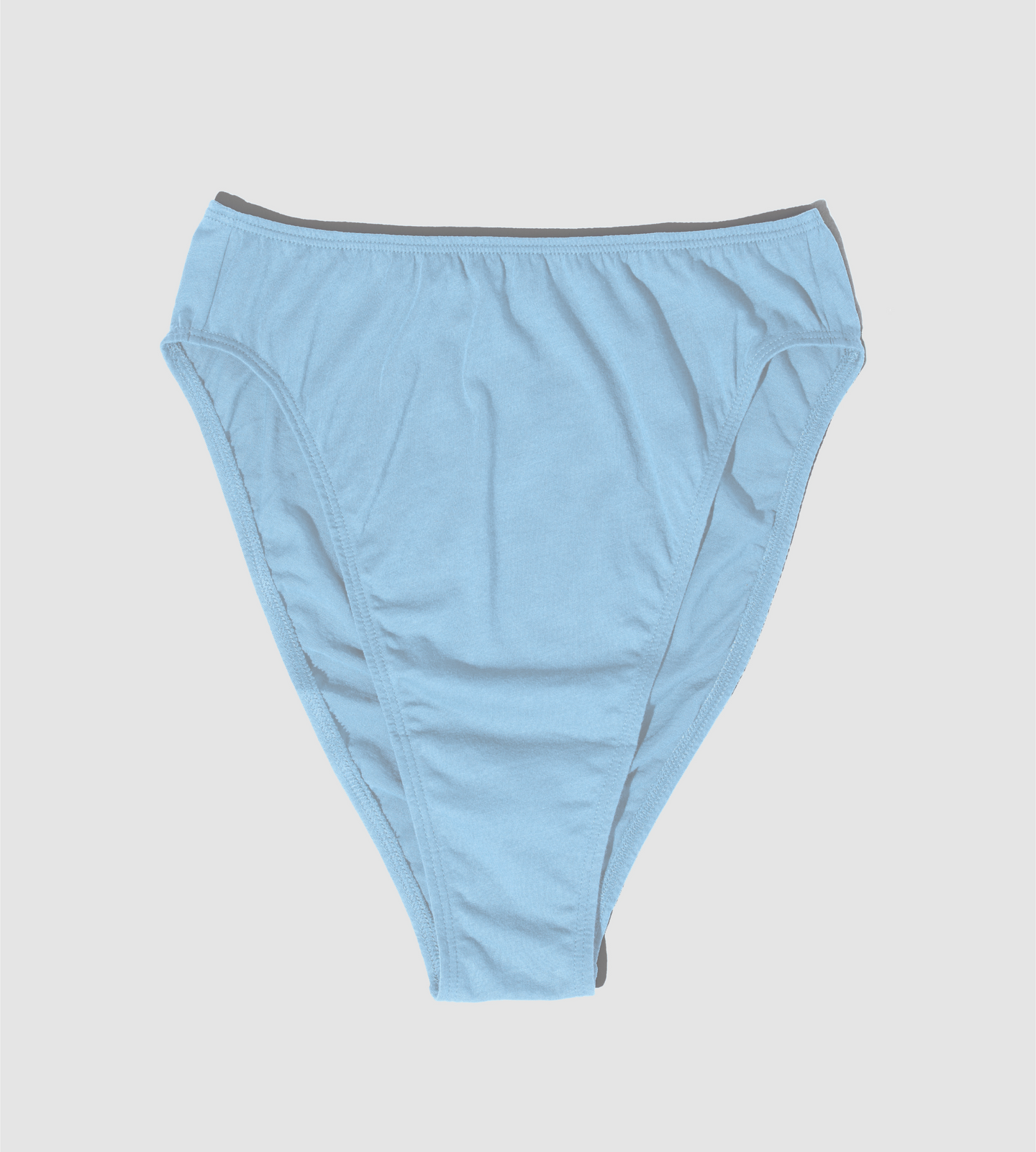 high-waisted french cut- periwinkle