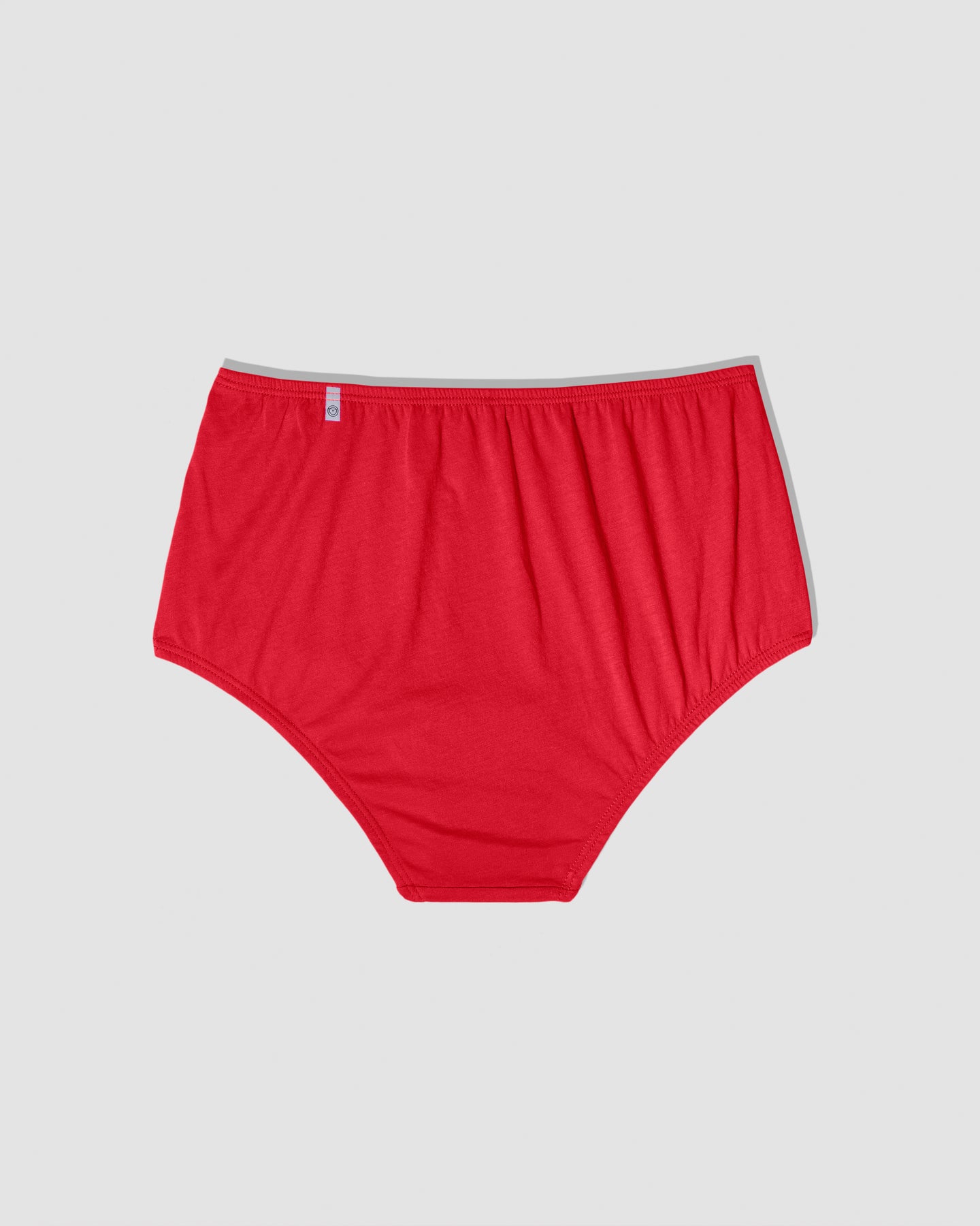 Red High Waist Underwear Women