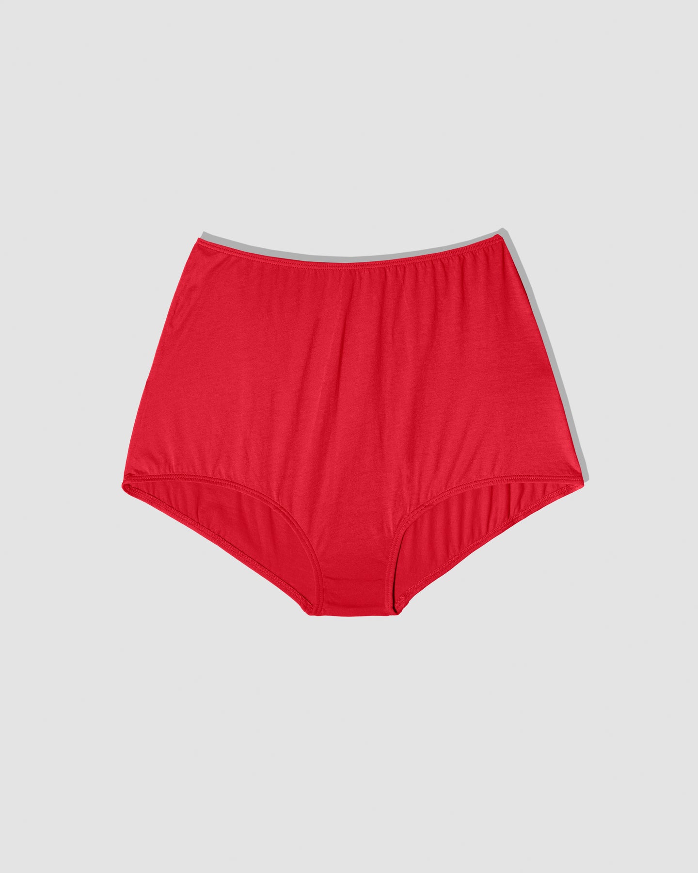 Soma Women's Vanishing Tummy Retro Brief Underwear In Red Size