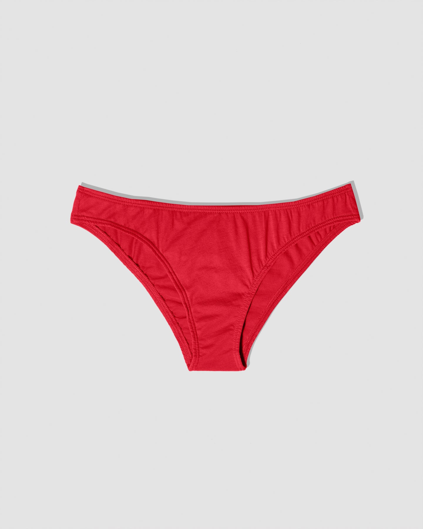 Low T Back Thong Bottom in Ruby Red