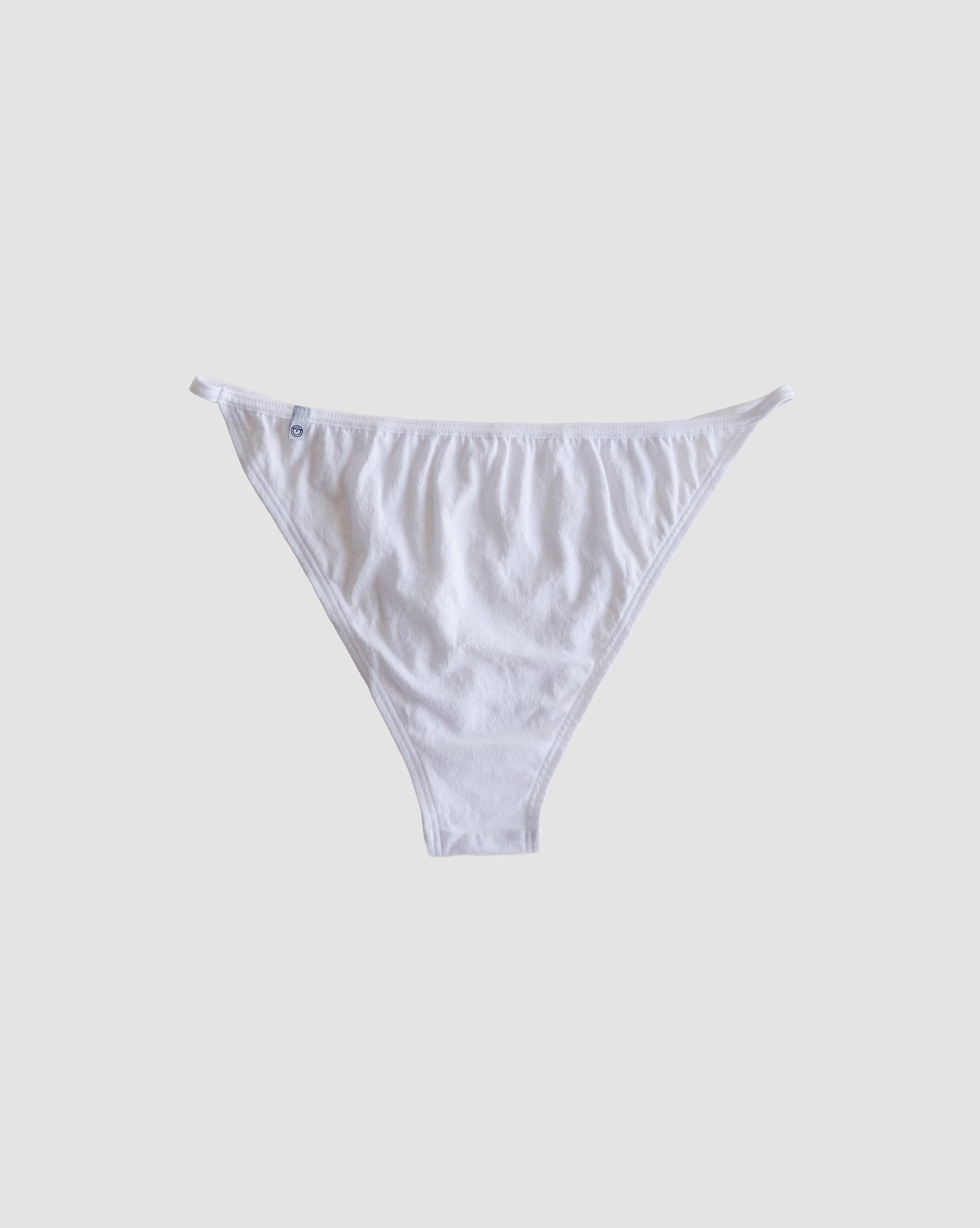 back of string bikini in chalk