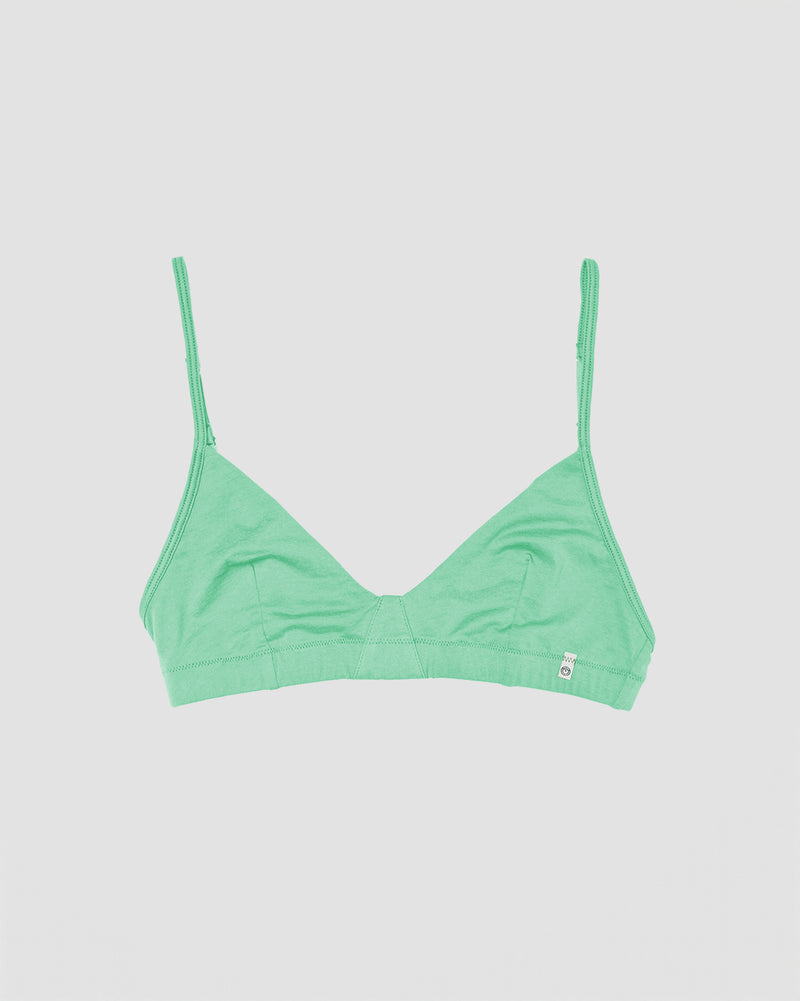 triangle bra - mint