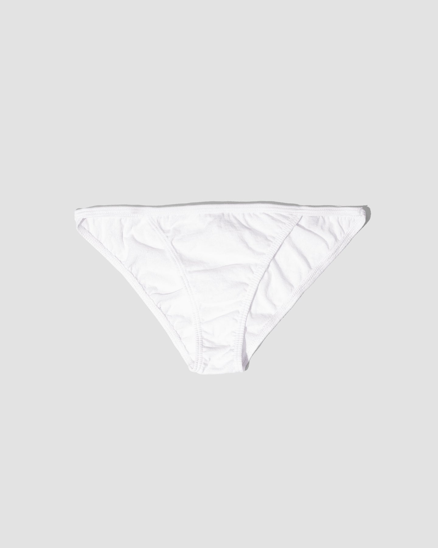 Cotton String Bikini Panty with Wide Waistband